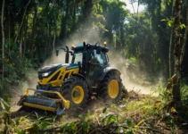 Tractor desbrozadora forestal, eficacia en la gestión de áreas verdes